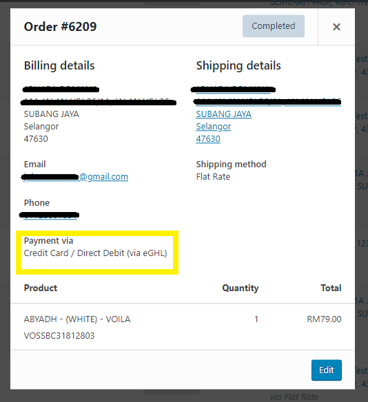 payment payment