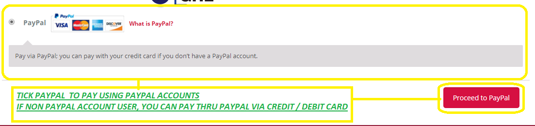 tick paypal